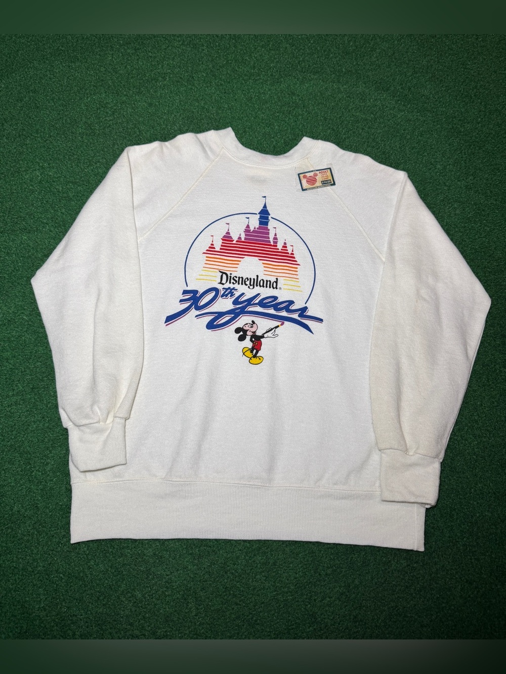 Disneyland Vintage Sweatshirt 80s Never Worn Large Retro Disney Crewneck